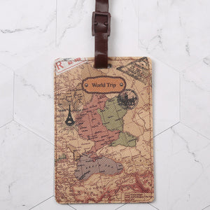Tote Vibe School Bag Tags – Fashion PU Leather Personalized Luggage ID Tag