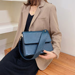 Tote Vibe Stone Pattern Single Shoulder Small Square Bag – Stylish Shoulder Bag Pattern