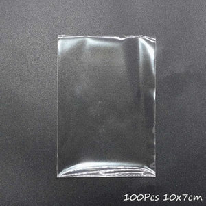 Tote Vibe 100Pcs Transparent Cotton Candy Bags for Party & Bakery