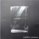 Tote Vibe 100Pcs Transparent Cotton Candy Bags for Party & Bakery
