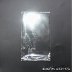 Tote Vibe 100Pcs Transparent Cotton Candy Bags for Party & Bakery