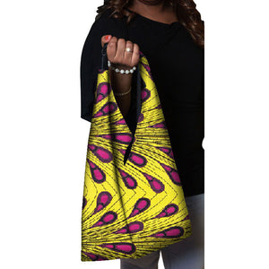 Tote Vibe Traditional African Tote Bag – Multicolor Cotton Shoulder Bag