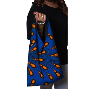 Tote Vibe Traditional African Tote Bag – Multicolor Cotton Shoulder Bag