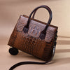Tote Vibe Women’s Fashion Tote Bag Crocodile Pattern – Stylish Everyday Carry