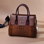 Tote Vibe Women’s Fashion Tote Bag Crocodile Pattern – Stylish Everyday Carry