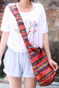 Tote Vibe Elephant Mandala Crossbody Gar Bags – Stylish Linen Shoulder Handbag