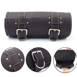 Tote Vibe PU Leather Tool Bag for Motorcycle & Bike – Durable Pannier