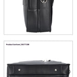 Tote Vibe 17 Inch Laptop Bag Leather – Genuine Cowhide Business Travel Tote