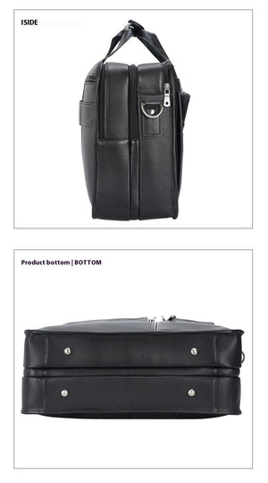 Tote Vibe 17 Inch Laptop Bag Leather – Genuine Cowhide Business Travel Tote