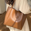 Tote Vibe Work Tote – Retro One-Shoulder PU Fashion Commuter Bag