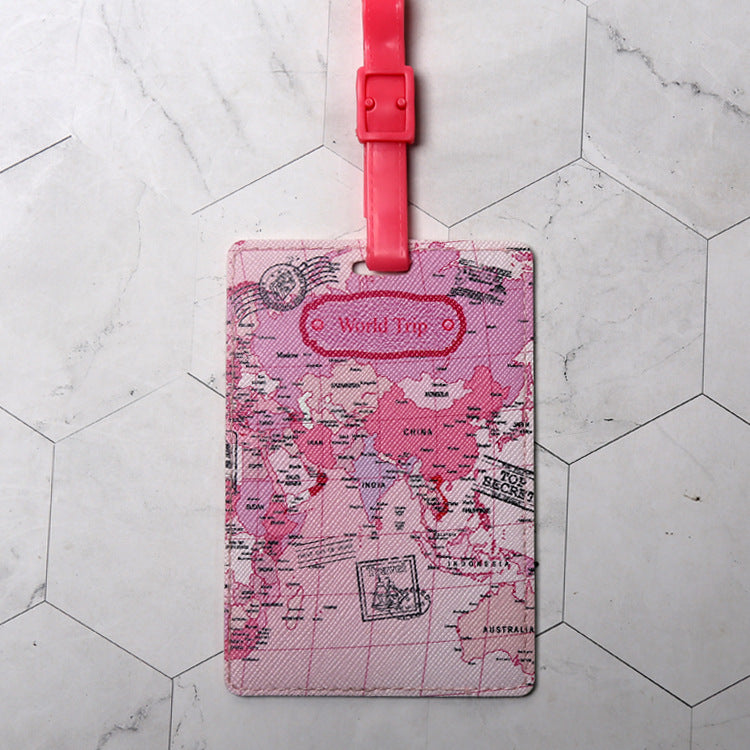 Tote Vibe School Bag Tags – Fashion PU Leather Personalized Luggage ID Tag
