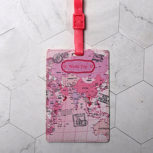 Tote Vibe School Bag Tags – Fashion PU Leather Personalized Luggage ID Tag