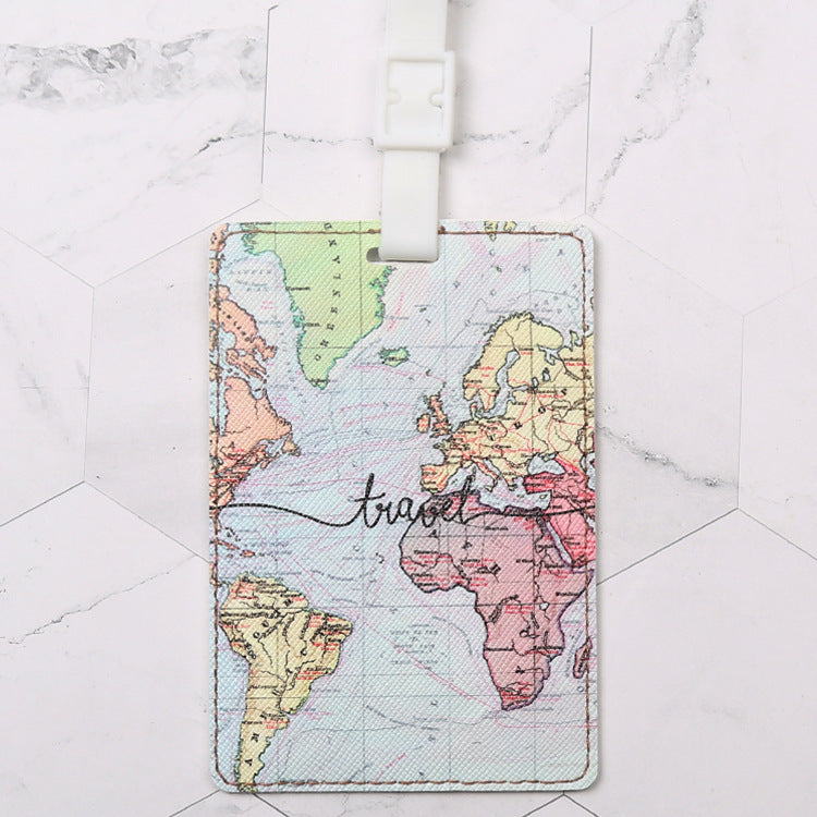 Tote Vibe School Bag Tags – Fashion PU Leather Personalized Luggage ID Tag