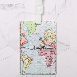 Tote Vibe School Bag Tags – Fashion PU Leather Personalized Luggage ID Tag