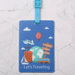 Tote Vibe School Bag Tags – Fashion PU Leather Personalized Luggage ID Tag