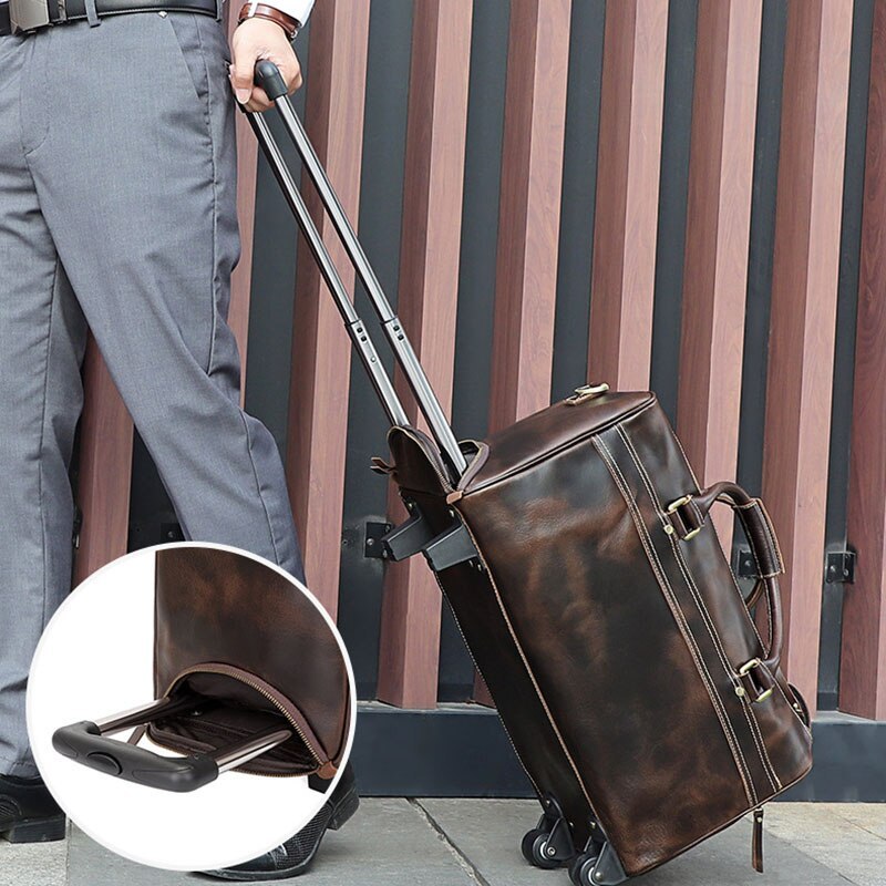 Tote Vibe CPAP Travel Bag – Large Capacity Leather Business Handbag