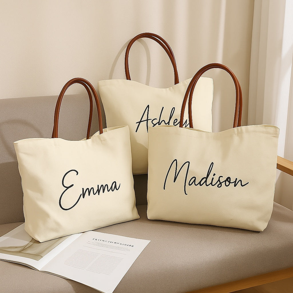 Tote Vibe Canvas Utility Tote – Large Durable Everyday Carry Bag