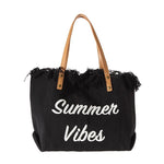 Tote Vibe Beach Please Tote – Large Travel Beach Bag Fashion Handbag