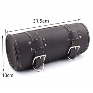 Tote Vibe PU Leather Tool Bag for Motorcycle & Bike – Durable Pannier