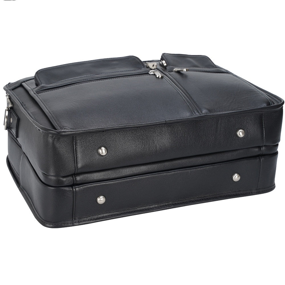Tote Vibe 17 Inch Laptop Bag Leather – Genuine Cowhide Business Travel Tote