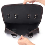 Tote Vibe PU Leather Tool Bag for Motorcycle & Bike – Durable Pannier