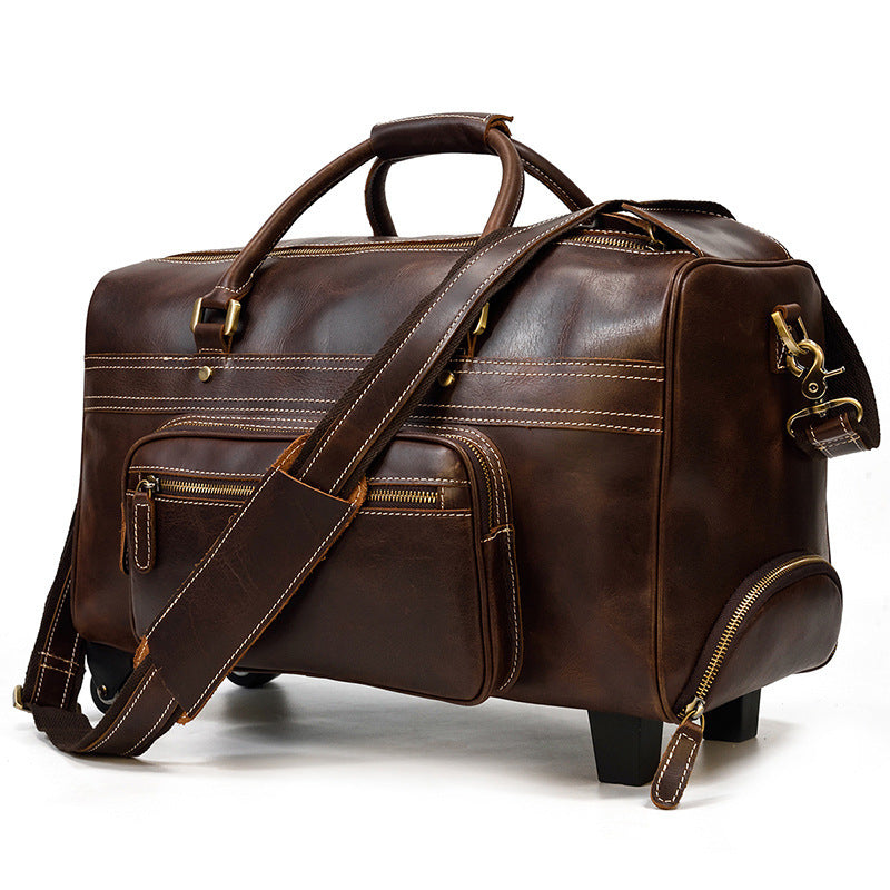 Tote Vibe CPAP Travel Bag – Large Capacity Leather Business Handbag