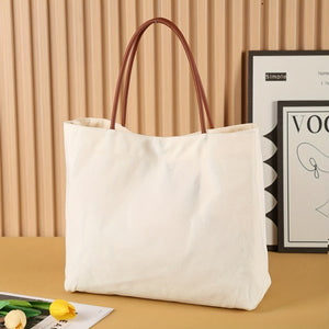 Tote Vibe Canvas Utility Tote – Large Durable Everyday Carry Bag